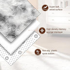 TWINNIS Super Soft Shaggy Rugs Fluffy Carpets 8x10 Feet, Indoor Modern Plush - Image 2