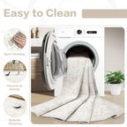 5x7 Area Rugs for Living Room: Washable Rug Vintage Large Rugs Soft Non Slip - Image 5