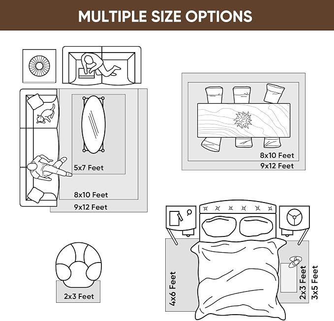 BALEINE Felt Non Slip Rug Pads, Extra Large 1/8" Thick Felt and Rubber Backing - Image 3