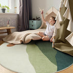 6ft Round Rugs for Living Room, Soft Washable Non-Slip Large Circle Rug - Image 6