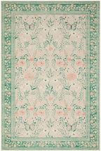 Rugxara Floral Rug for Living Room Bedroom, 4x6 Washable Rug, Large Non Slip - Image 10