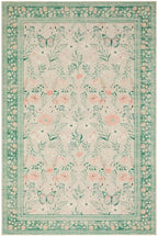 Rugxara Floral Rug for Living Room Bedroom, 8x10 Washable Rug, Large Non Slip - Image 4