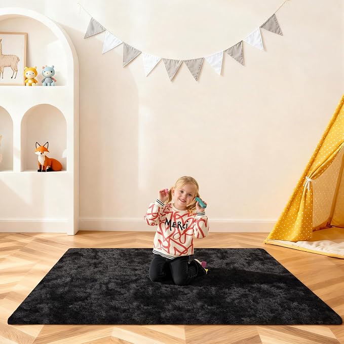 4x6 Rugs for Bedroom, Fluffy Area Rugs for Living Room, Small Fuzzy Shag Soft by Unknown