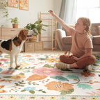 RELEANY Floral 2x6 Area Rugs Washable Print Boho Cute Carpet Non Slip Flower - Image 8
