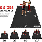 GymCope Extra Large Exercise Mat, Shoe-Friendly, High-Density, Weight Lifting - Image 6