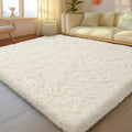 Mugorn 5x7 Rugs for Living Room, Large Fluffy Cream White Area Rugs for Bedroom by MUGORN