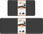 HappyTrends 2 PCS Kitchen Mat Cushioned Anti-Fatigue Floor Mat, Heavy Duty by HappyTrends
