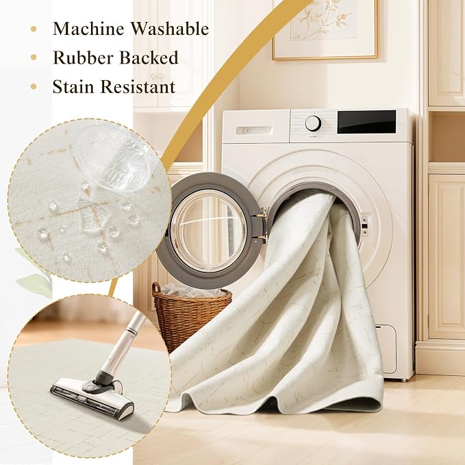 LIANLAM Washable Rug Area Rugs for Living Room - Image 5