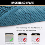 H.VERSAILTEX Bath Mat for Bathroom Non Slip Luxury Chenille Ultra Soft Bath - Image 6