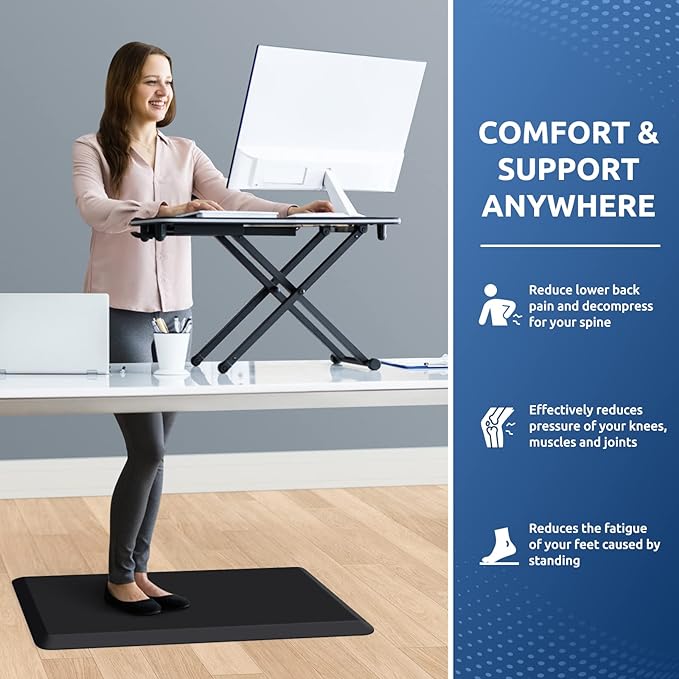 KitchenClouds Kitchen Mat Cushioned Anti Fatigue Kitchen Rug Non Slip Standing - Image 4