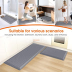 TranquilRelax 4/5 Inch Thick Anti-Fatigue Kitchen Mats 2Pcs, Cushioned Non-Slip - Image 7
