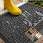 GORILLA GRIP 100% Waterproof All-Season WeatherMAX Doormat, US Designed Natural by Unknown