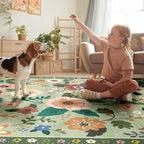 RELEANY Floral 2x8 Area Rugs Washable Print Boho Cute Carpet Non Slip Flower - Image 9