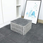 smabee Interlocking Carpet Shaggy Soft EVA Foam Mats Fluffy Area Rugs - Image 9