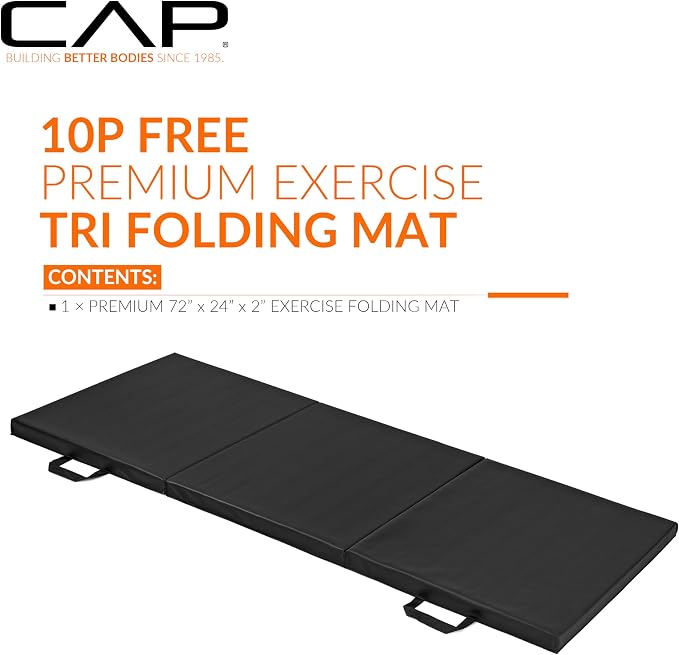 CAP Barbell All Purpose Folding Anti Tear Exercise Training Aerobic Fitness Gym - Image 2