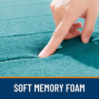OLANLY Memory Foam Bath Mat 35x16, Super Soft Absorbent Bathroom Rugs, Quick Dry - Image 5