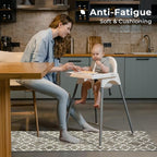 FRESHMINT Kitchen Mat Set of 2, Anti-Fatigue Cushioned Kitchen Mats - Image 3