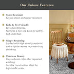 Latte&Fog Area Rug for Living Room and Bedroom - Image 7