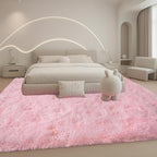 6x9 Rugs for Living Room, Cute Pink Rug for Bedroom, Plush Fluffy Carpet - Image 3