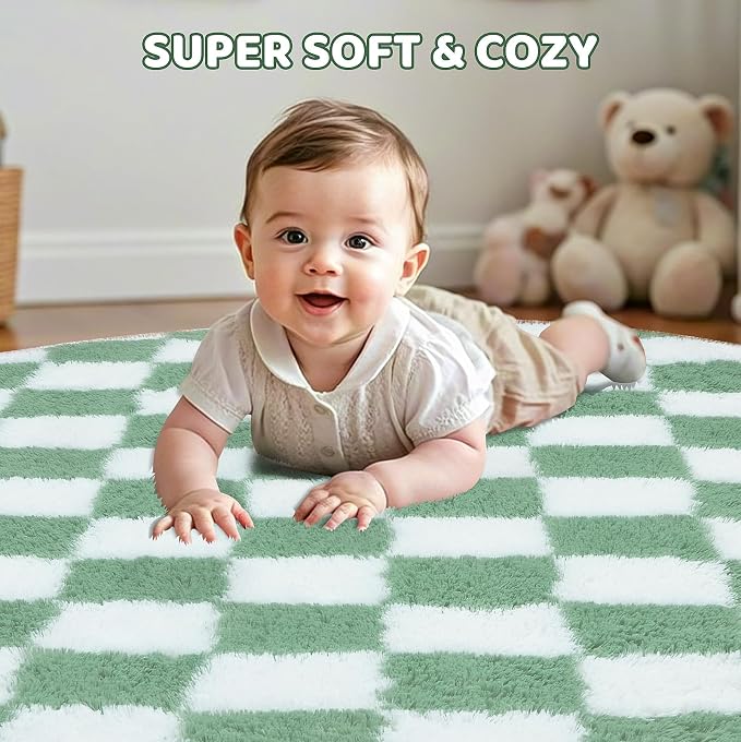 TOOHUB Super Soft Rug, Round Rug - Image 5