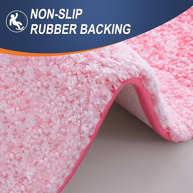 OLANLY Bathroom Runner Rugs Mat 44x24, Extra Soft Absorbent Microfiber Bath Rugs - Image 4