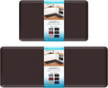 HappyTrends 2 PCS Kitchen Mat Cushioned Anti-Fatigue Floor Mat, Heavy Duty by HappyTrends