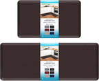 HappyTrends 2 PCS Kitchen Mat Cushioned Anti-Fatigue Floor Mat, Heavy Duty by HappyTrends