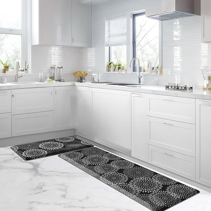 LuxStep Kitchen Mats for Floor, 0.47 inch Thicker Cushioned Rug Anti-Fatigue - Image 2
