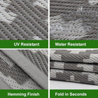 RURALITY Outdoor Rugs 8x10 Feet - Image 4