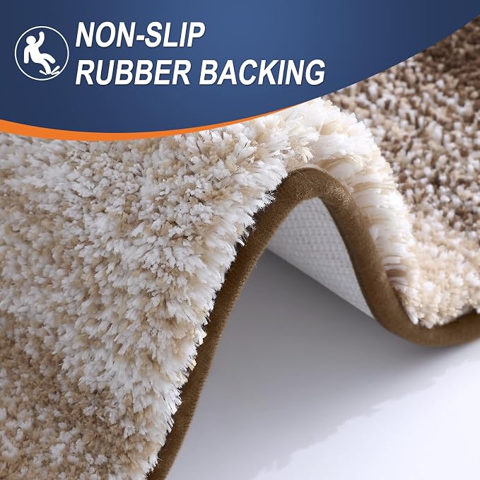 OLANLY Bathroom Runner Rugs Mat 47x17, Extra Soft Absorbent Microfiber Bath Rugs - Image 5