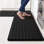 TranquilRelax 2-Piece Anti-Fatigue Kitchen Mats, Cushioned Non-Slip Waterproof by Unknown