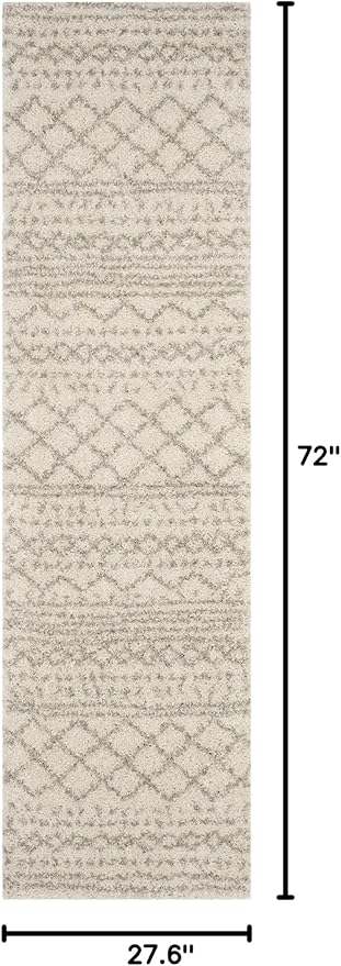 SAFAVIEH Arizona Shag Collection Runner Rug - Image 2