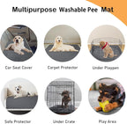 LOOBANI Washable Pee Pad for Dogs, 2 Packs Non-Slip Puppy Training Pads - Image 6