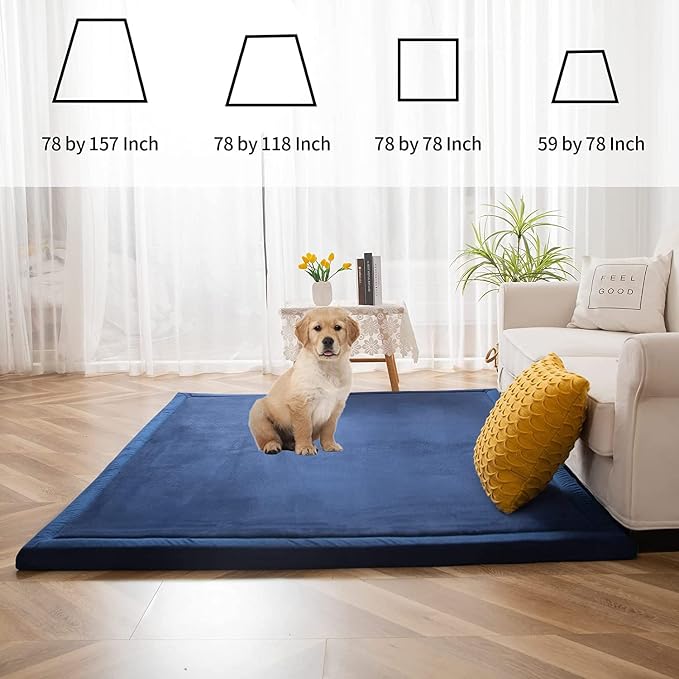 MAXYOYO Play Mat, 1.2" Thick Memory Foam Soft Padded Carpet - Image 7