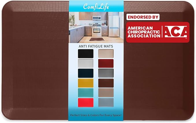 ComfiLife Anti Fatigue Floor Mat – 3/4 Inch Thick Kitchen Mats by ComfiLife