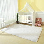 Andecor Soft Fluffy Bedroom Rugs, 5 x 8 Feet Indoor Shaggy Plush Area Rug - Image 4