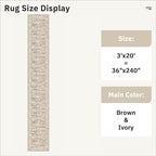 Soalmost 3x20 Hallway Runner Rug - Image 5