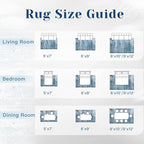 Washable Rug 8x10 Area Rugs for Living Room: Large Neutral Soft Rug Abstract - Image 8