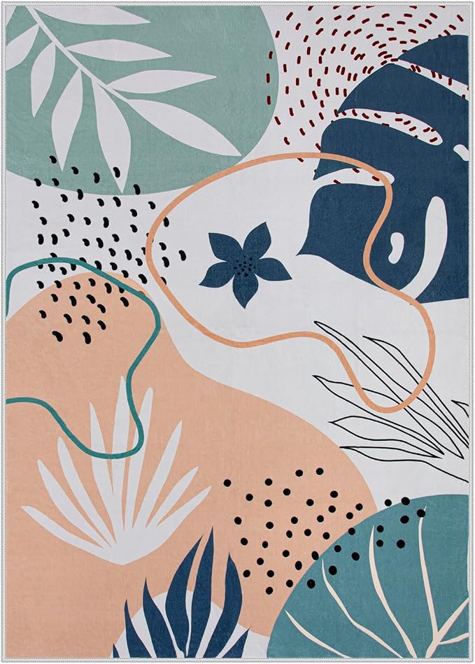 Lahome Washable Area Rug 5x7 - Image 3