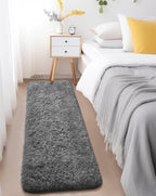 Ophanie Runner Rug for Hallway, 2x6 Washable Non-Slip Fluffy Soft Bedside Rugs - Image 5