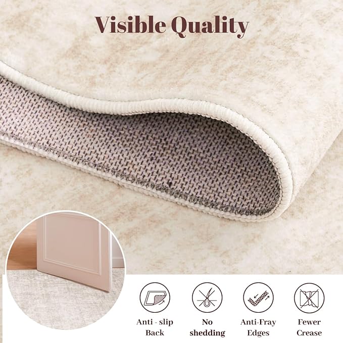 Homemate Washable Rug 8x10 Area Rugs - Image 4