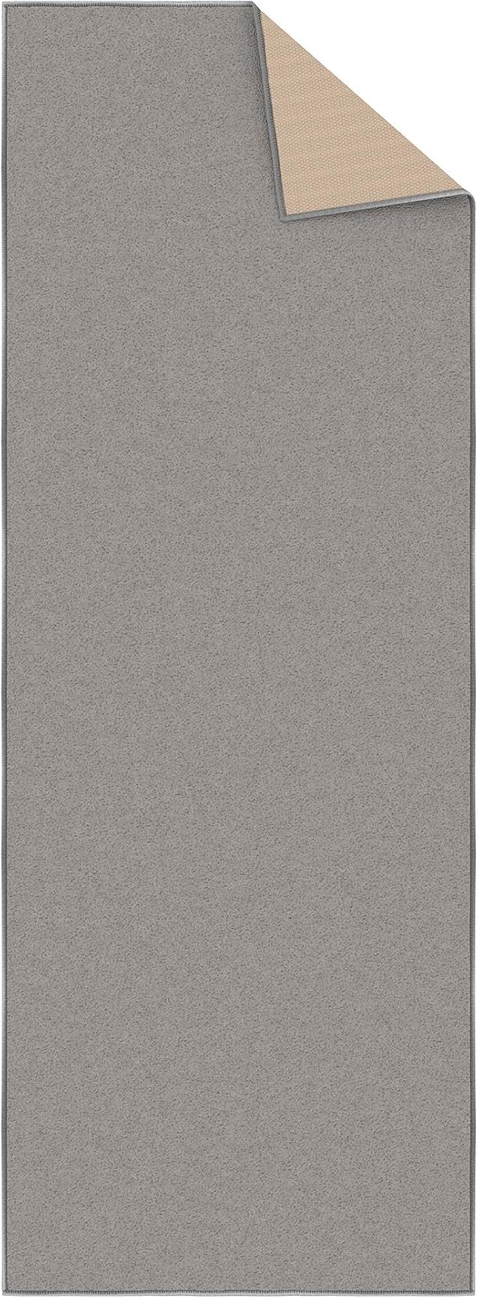 Ottomanson Hallway Runner Rug 1'10" x 6' Non Slip Solid Area Rugs Easy to Clean - Image 7