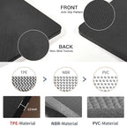 Hatha Yoga Large TPE Yoga Mat 6'x4'x1/2" Extra Thick Non-Slip Exercise Mat - Image 5