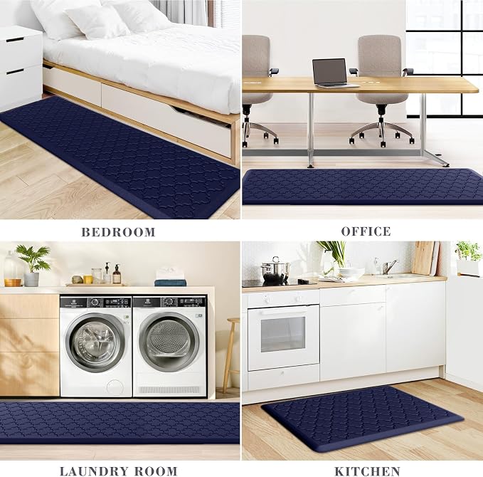 Kitchen Mat Cushioned Anti-Fatigue Floor Mat Water Resistant Non-Skid Kitchen - Image 7