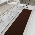 Ottomanson Hallway Runner Rug 2'7" x 9'10" Non Slip Solid Area Rugs Easy to - Image 12