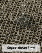 Upgraded Waffle Bath Mats Set of 2, Super Absorbent Non Slip Bath Mats - Image 4