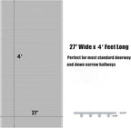 Plastic Carpet Runner 27 x 48 Inch Plastic Area Rug - Image 2