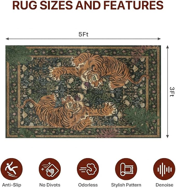 36"x60" Office Chair Mat for Hardwood Tile Floor, Under Desk Carpet Protector - Image 6