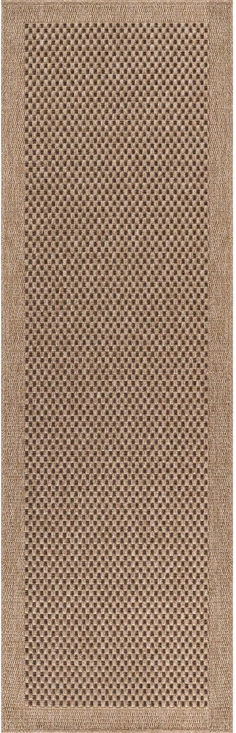 CAMILSON Indoor and Outdoor Runner Rug Natural Sisal Boho Woven Design - Image 3