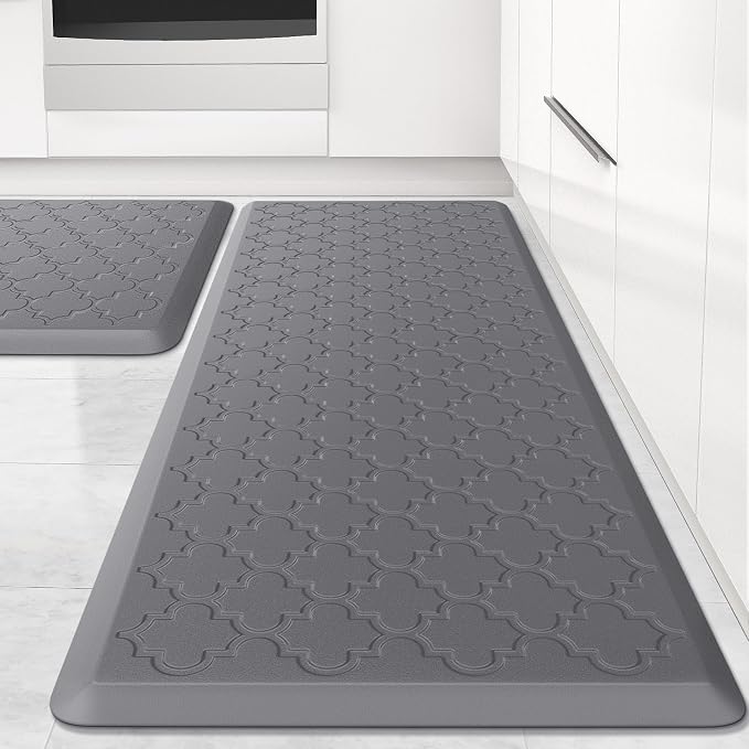 Kitchen Mat Cushioned Anti-Fatigue Floor Mat Water Resistant Non-Skid Kitchen by SoftDuo